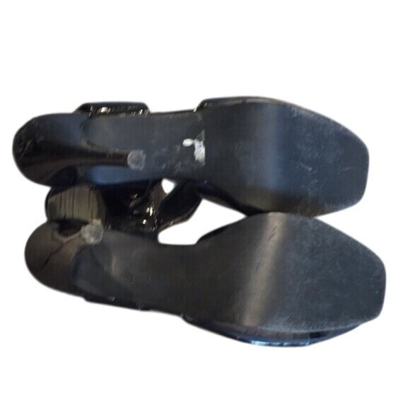 Steve Madden P-Salina Black High Heel Platform Shoes Size 8.5 - Picture 5 of 6